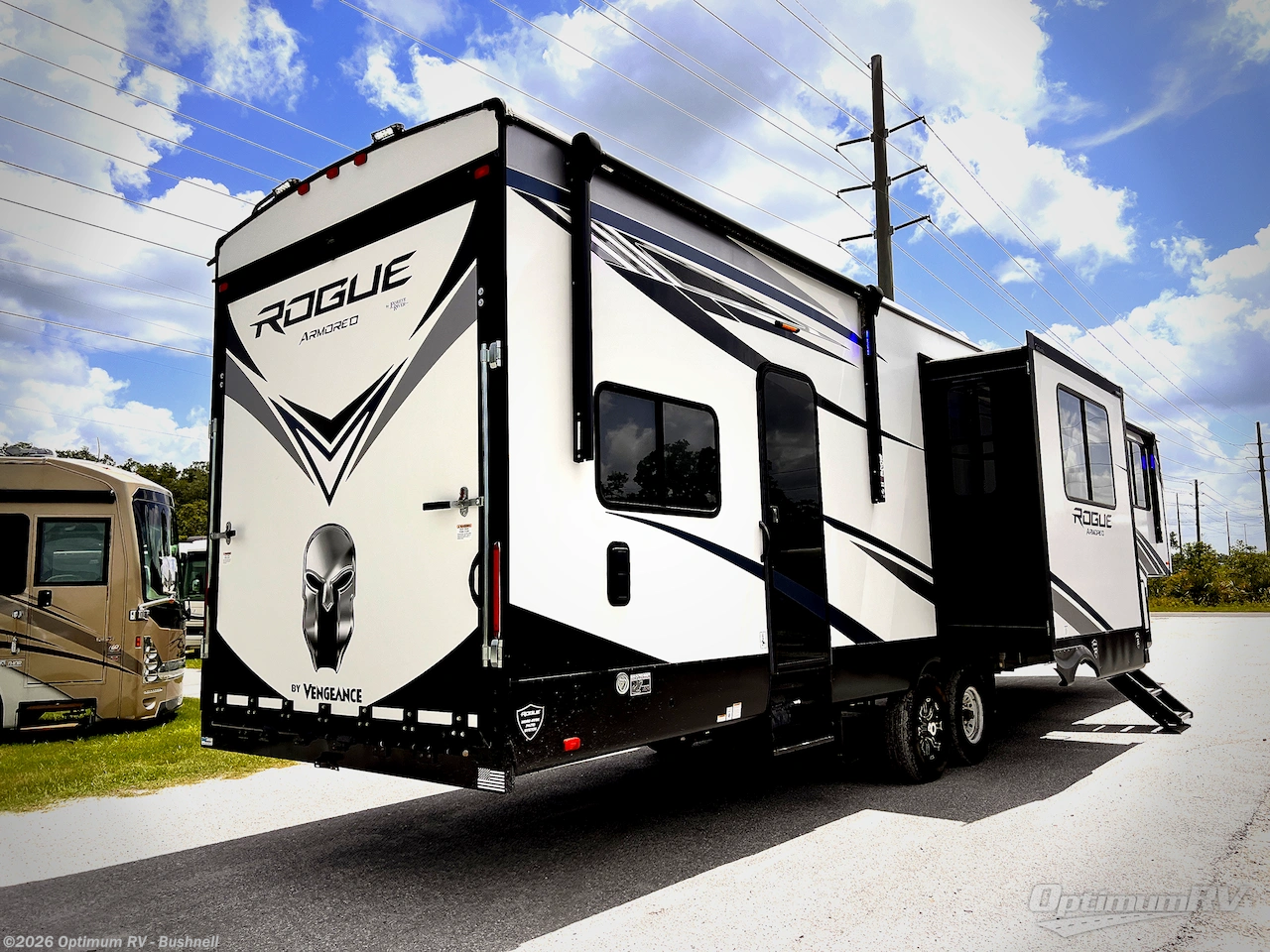 Contact us now about this 2021 Forest River Vengeance Rogue Armored 351A13! 2021 Vengeance Rogue Armored 351A13 by Forest River from Optimum RV - Bushnell in Bushnell, Florida
