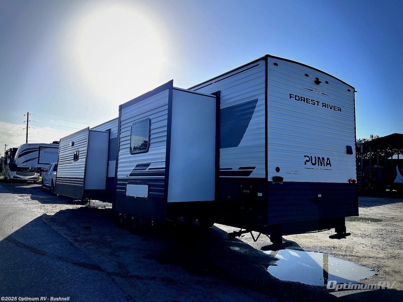 Call now about this 2026 Forest River Puma Vista 37PFL! 2026 Forest River Puma Vista 37PFL - New Destination Trailer For Sale by Optimum RV - Bushnell in Bushnell, Florida features Awning, Slideout
