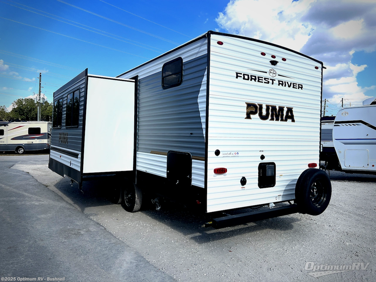 Call now about this 2026 Forest River Puma Camping Edition 284BHCE! 2026 Forest River Puma Camping Edition 284BHCE - New Travel Trailer For Sale by Optimum RV - Bushnell in Bushnell, Florida