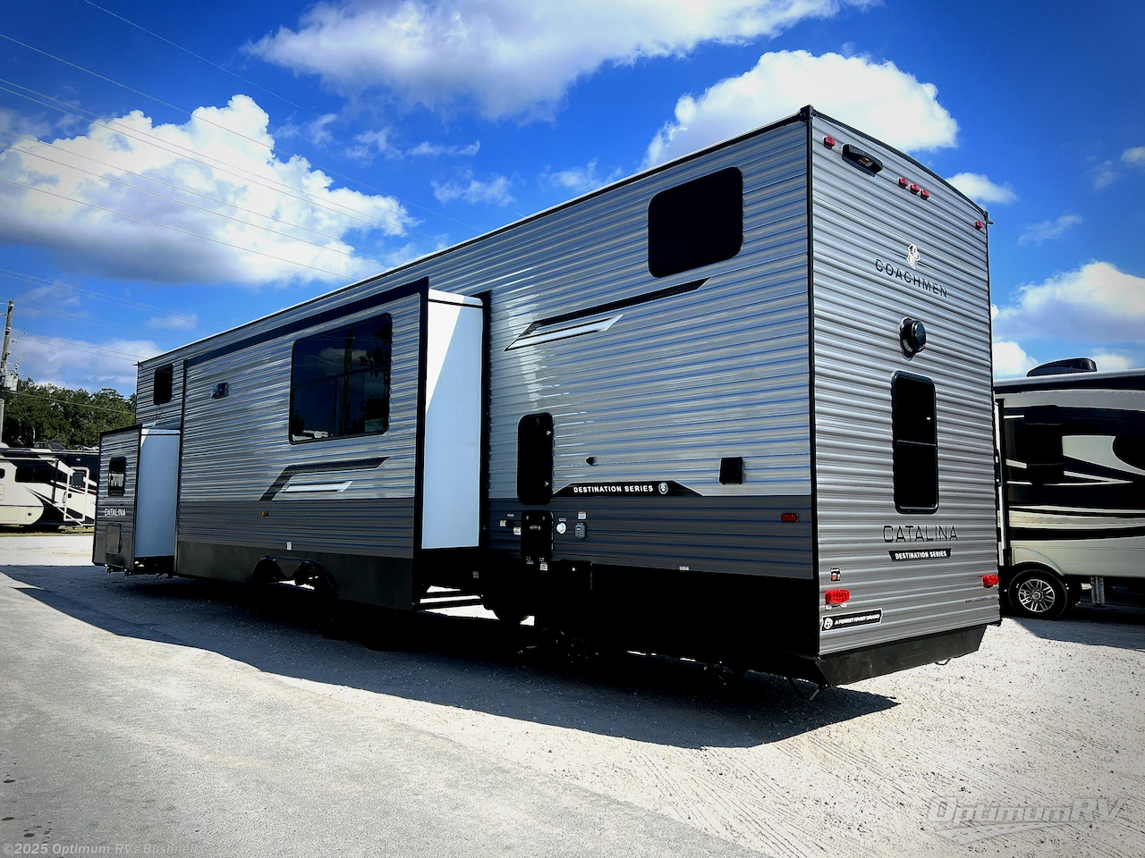 Call now about this 2026 Coachmen Catalina Destination Series 42CONDO! 2026 Coachmen Catalina Destination Series 42CONDO - New Destination Trailer For Sale by Optimum RV - Bushnell in Bushnell, Florida features Awning, Slideout