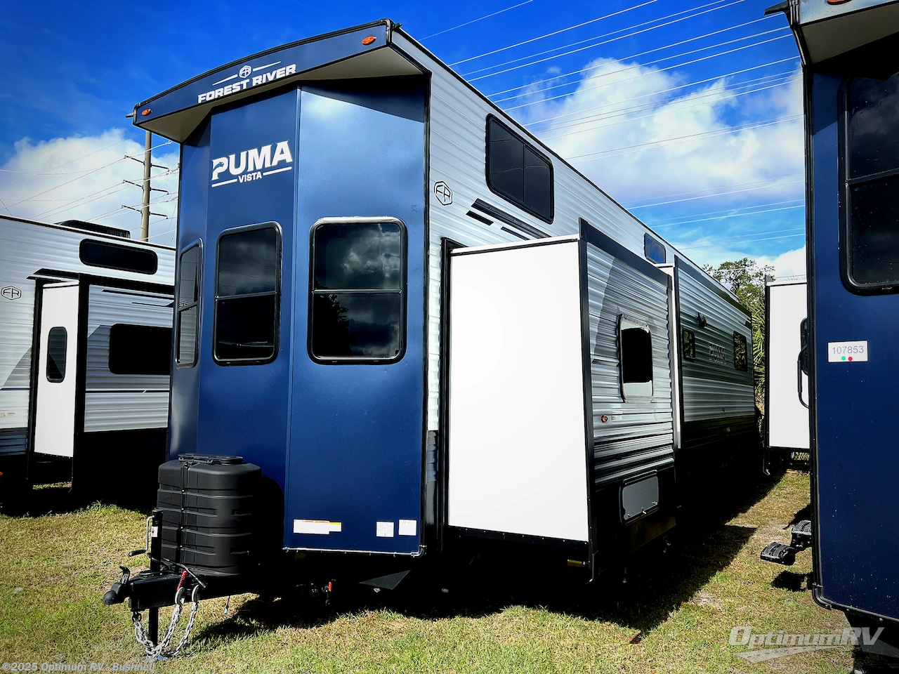 Call now about this 2026 Forest River Puma Vista 420LFT! 2026 Forest River Puma Vista 420LFT - New Destination Trailer For Sale by Optimum RV - Bushnell in Bushnell, Florida features Awning, Slideout