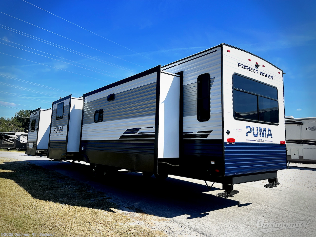 Call now about this 2026 Forest River Puma Vista 38RLB! 2026 Forest River Puma Vista 38RLB - New Destination Trailer For Sale by Optimum RV - Bushnell in Bushnell, Florida features Slideout, Awning