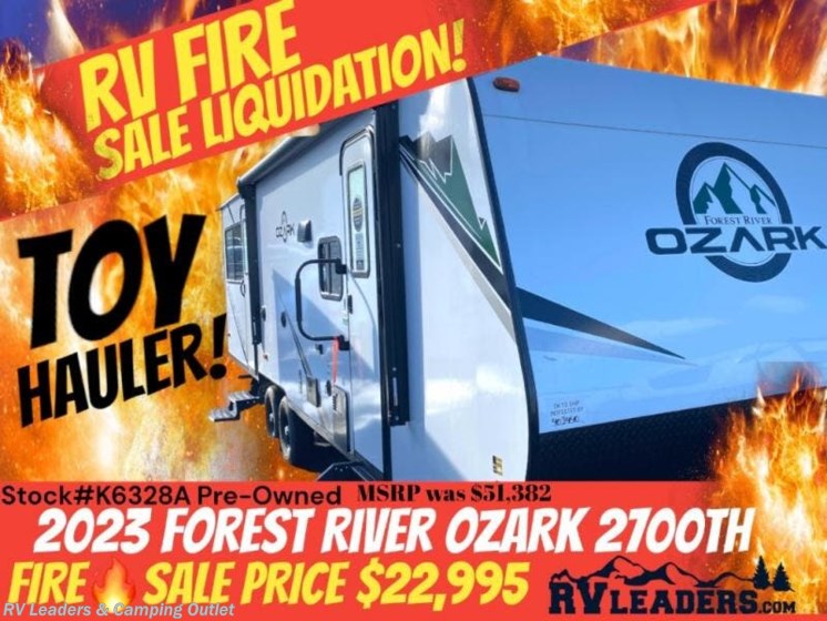 Used 2023 Forest River Ozark 2700TH available in Adamsburg, Pennsylvania