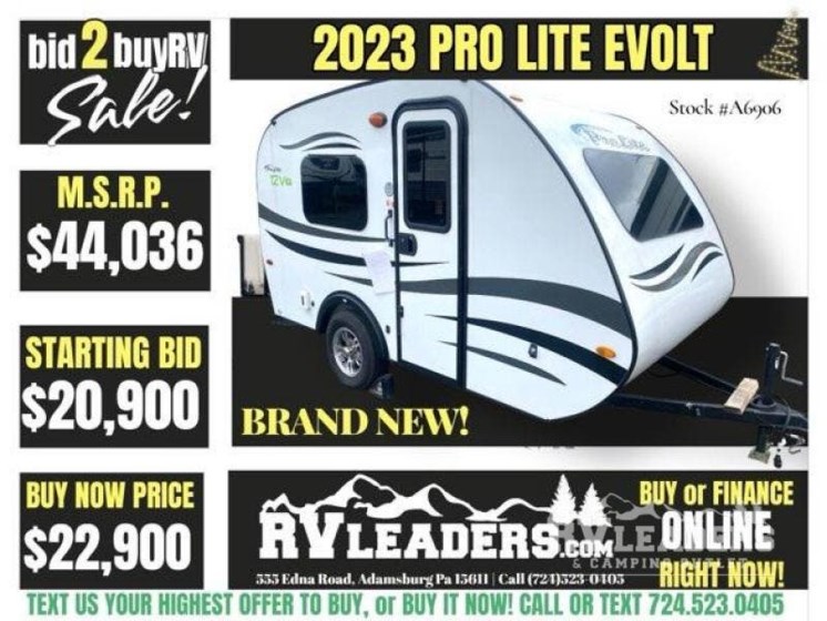 Email now about this 2023 ProLite Prolite E-Volt! New 2023 ProLite Prolite E-Volt available in Adamsburg, Pennsylvania