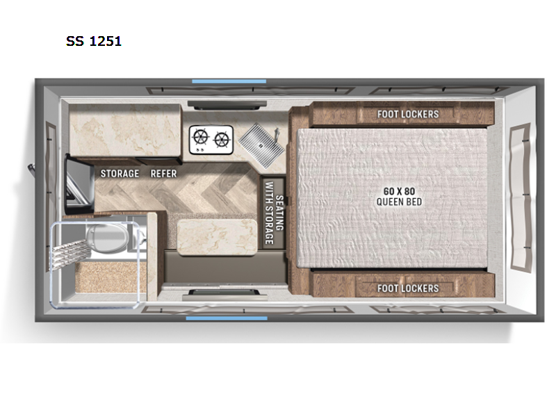 Call now about this 2025 Palomino Backpack Edition SS-1251! 2025 Palomino Backpack Edition SS-1251 - New Truck Camper For Sale by RV Leaders & Camping Outlet in Adamsburg, Pennsylvania