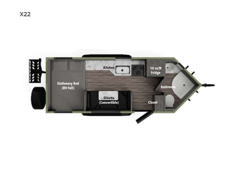 Call now about this 2023 Imperial Outdoors XploreRV X22! 2023 Imperial Outdoors XploreRV X22 - Used Travel Trailer For Sale by RV Leaders & Camping Outlet in Adamsburg, Pennsylvania