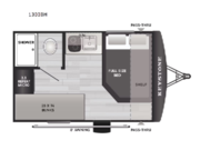 Call now about this 2026 Keystone Springdale Mini 1300BH! 2026 Keystone Springdale Mini 1300BH - New Travel Trailer For Sale by RV Leaders & Camping Outlet in Adamsburg, Pennsylvania