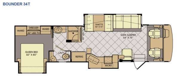 Call now about this 2015 Fleetwood Bounder 34T! 2015 Fleetwood Bounder 34T - Used Class A For Sale by RV Leaders & Camping Outlet in Adamsburg, Pennsylvania features Slideout