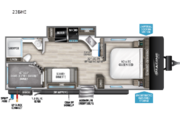 Call now about this 2023 Grand Design Imagine XLS 23BHE! 2023 Grand Design Imagine XLS 23BHE - Used Travel Trailer For Sale by RV Leaders & Camping Outlet in Adamsburg, Pennsylvania features Slideout