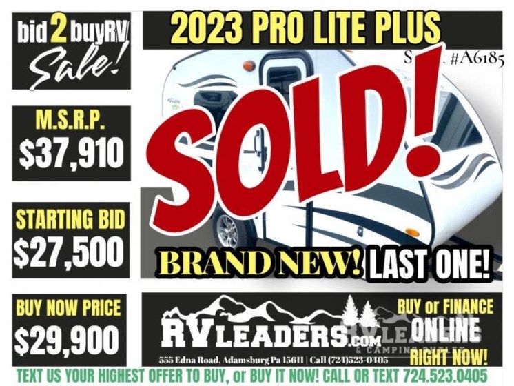 Email now about this 2023 ProLite Plus Prolite! New 2023 ProLite Plus Prolite available in Adamsburg, Pennsylvania