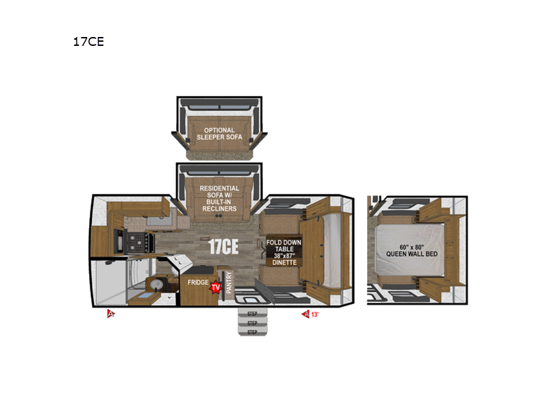 Email now about this 2026 Outdoors RV Creek Side Titanium Series 17CE! New 2026 Outdoors RV Creek Side Titanium Series 17CE available in Adamsburg, Pennsylvania