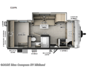 Call now about this 2025 Forest River Flagstaff E-Pro E20FK! 2025 Forest River Flagstaff E-Pro E20FK - New Travel Trailer For Sale by Blue Compass RV Midland in Midland, Michigan features Slideout