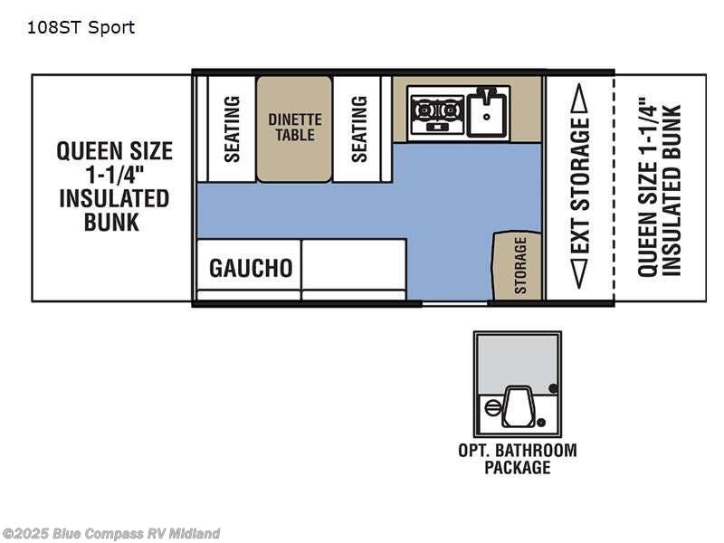 Call now about this 2022 Coachmen Clipper Camping Trailers 108ST Sport! 2022 Coachmen Clipper Camping Trailers 108ST Sport - Used Popup For Sale by Blue Compass RV Midland in Midland, Michigan