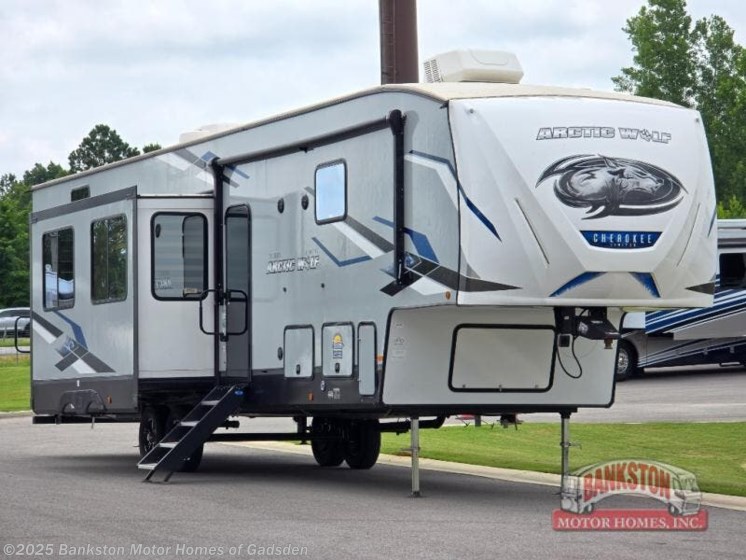 Email now about this 2023 Forest River Cherokee Arctic Wolf Suite 3810! Used 2023 Forest River Cherokee Arctic Wolf Suite 3810 available in Attalla, Alabama