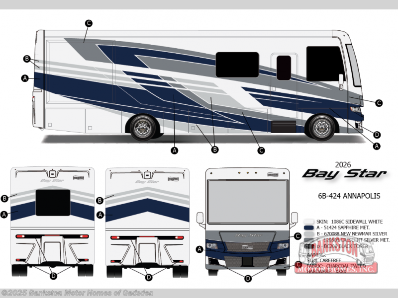 New 2026 Newmar Bay Star 3114 available in Attalla, Alabama