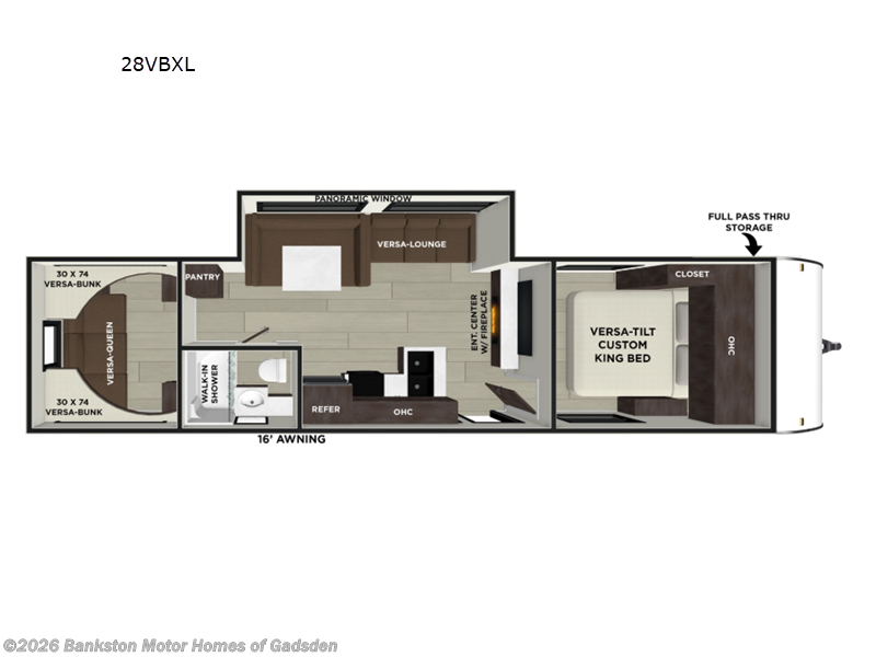 Email now about this 2026 Forest River Wildwood X-Lite 28VBXL! New 2026 Forest River Wildwood X-Lite 28VBXL available in Attalla, Alabama