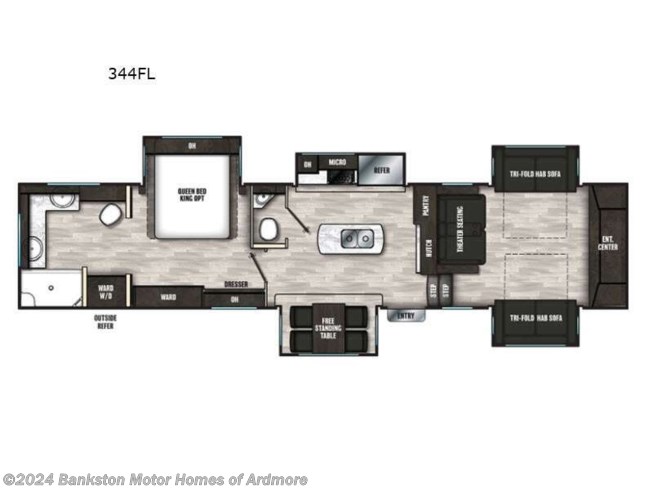 2022 Coachmen Brookstone 344FL - New Fifth Wheel For Sale by Bankston Motor Homes of Ardmore in Ardmore, Tennessee