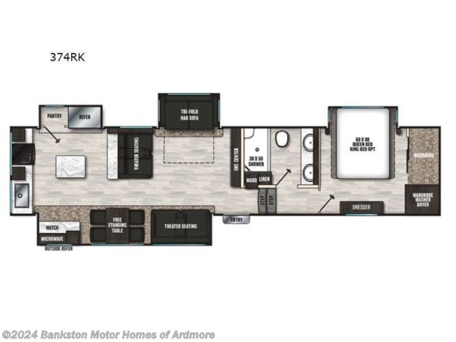 2022 Coachmen Brookstone 374RK - New Fifth Wheel For Sale by Bankston Motor Homes of Ardmore in Ardmore, Tennessee