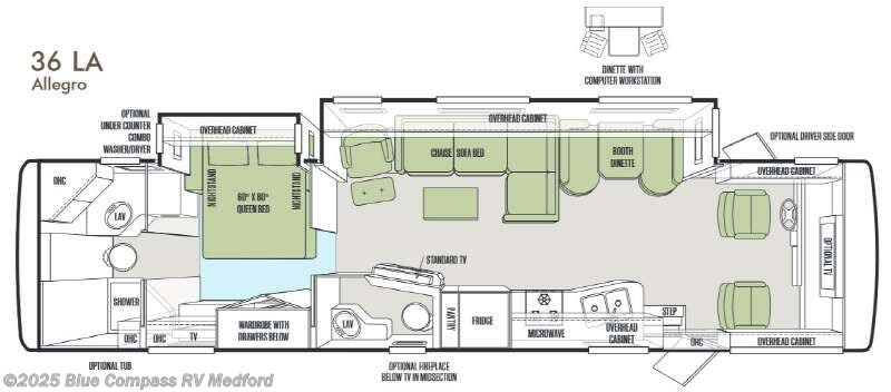 Call now about this 2014 Tiffin Open Road Allegro M-36LA! 2014 Tiffin Open Road Allegro M-36LA - Used Class A For Sale by Blue Compass RV Medford in Medford, Oregon features Slideout