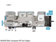 Call now about this 2025 Grand Design Transcend 335BHT! 2025 Grand Design Transcend 335BHT - New Travel Trailer For Sale by Blue Compass RV Las Vegas in Las Vegas, Nevada features Slideout
