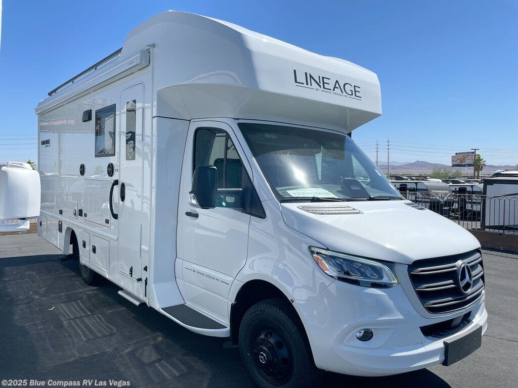 Call now about this 2026 Grand Design Lineage Series M 25FW! 2026 Grand Design Lineage Series M 25FW - New Class C For Sale by Blue Compass RV Las Vegas in Las Vegas, Nevada features Slideout