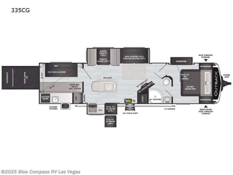 Email now about this 2022 Keystone Outback 335CG! Used 2022 Keystone Outback 335CG available in Las Vegas, Nevada