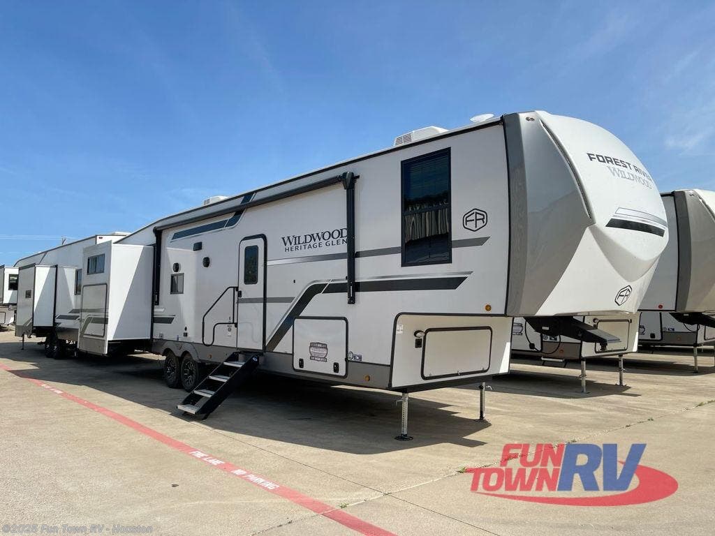 Email now about this 2025 Forest River Wildwood Heritage Glen 356QB! New 2025 Forest River Wildwood Heritage Glen 356QB available in Wharton, Texas
