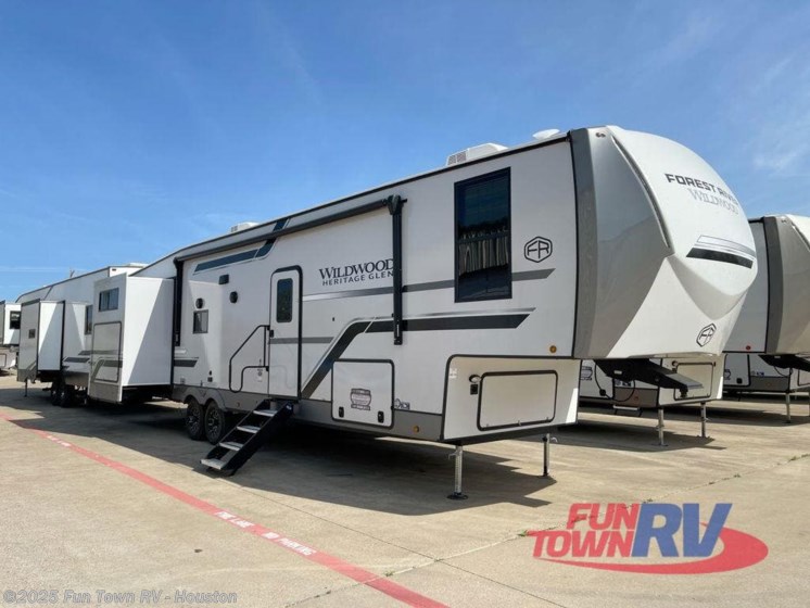 Email now about this 2025 Forest River Wildwood Heritage Glen 356QB! New 2025 Forest River Wildwood Heritage Glen 356QB available in Wharton, Texas
