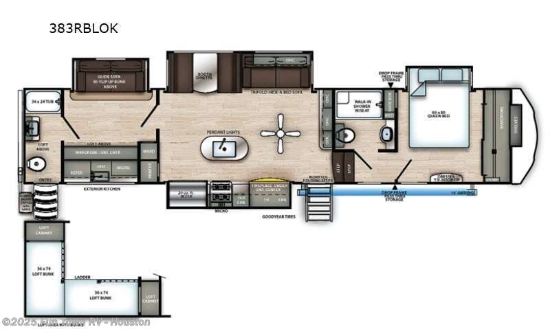 Email now about this 2021 Forest River Sandpiper 383RBLOK! Used 2021 Forest River Sandpiper 383RBLOK available in Wharton, Texas