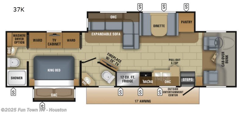 Call now about this 2018 Jayco Seneca 37K! 2018 Jayco Seneca 37K - Used Class C For Sale by Fun Town RV - Houston in Wharton, Texas features Slideout