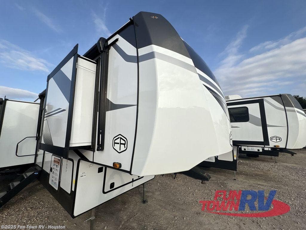 Contact us now about this 2026 Forest River Sandpiper 3710HBFB! 2026 Sandpiper 3710HBFB by Forest River from Fun Town RV - Houston in Wharton, Texas
