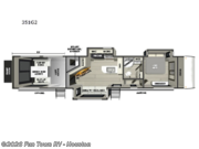 Call now about this 2026 Forest River Vengeance Rogue Armored 351G2! 2026 Forest River Vengeance Rogue Armored 351G2 - New Toy Hauler For Sale by Fun Town RV - Houston in Wharton, Texas features Slideout