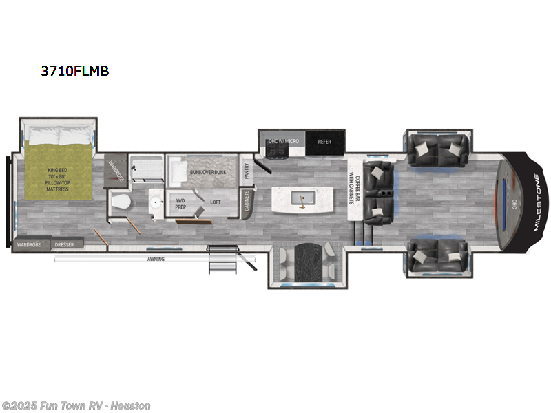 Call now about this 2023 Cruiser RV South Fork 3710FLMB! 2023 Cruiser RV South Fork 3710FLMB - Used Fifth Wheel For Sale by Fun Town RV - Houston in Wharton, Texas features Slideout