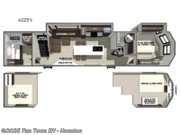 Call now about this 2026 Forest River Wildwood Grand Lodge 42ZEN! 2026 Forest River Wildwood Grand Lodge 42ZEN - New Destination Trailer For Sale by Fun Town RV - Houston in Wharton, Texas features Slideout