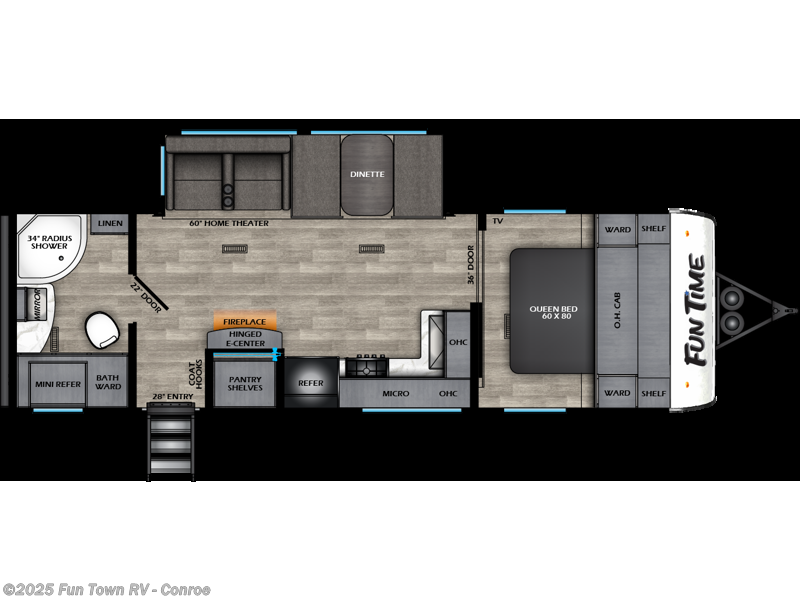 Call now about this 2026 CrossRoads Fun Time 26RB! 2026 CrossRoads Fun Time 26RB - New Travel Trailer For Sale by Fun Town RV - Conroe in Conroe, Texas