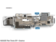 Call now about this 2025 Forest River Cherokee Arctic Wolf Suite 3800DECK! 2025 Forest River Cherokee Arctic Wolf Suite 3800DECK - New Fifth Wheel For Sale by Fun Town RV - Conroe in Conroe, Texas features Slideout