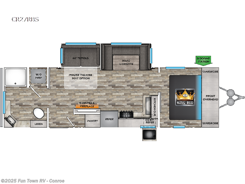 Call now about this 2025 CrossRoads Cruiser Aire CR27RBS! 2025 CrossRoads Cruiser Aire CR27RBS - New Travel Trailer For Sale by Fun Town RV - Conroe in Conroe, Texas features Slideout