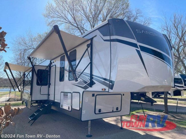 New 2024 Forest River Sandpiper 4002FB available in Denton, Texas