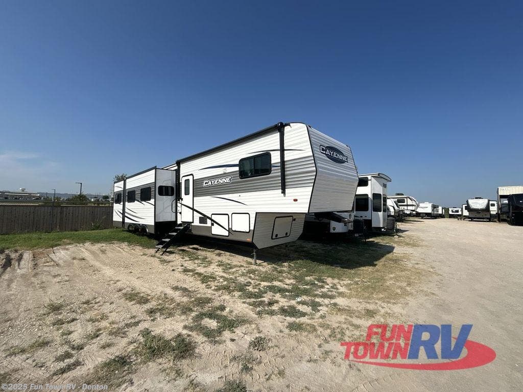 Call now about this 2024 Recreation by Design Cayenne Series 44SCFW! 2024 Recreation by Design Cayenne Series 44SCFW - Used Fifth Wheel For Sale by Fun Town RV - Denton in Denton, Texas