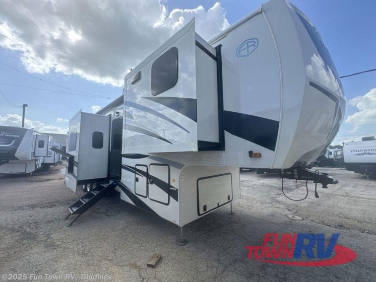 Email now about this 2025 Forest River RiverStone 421FK! New 2025 Forest River RiverStone 421FK available in Giddings, Texas