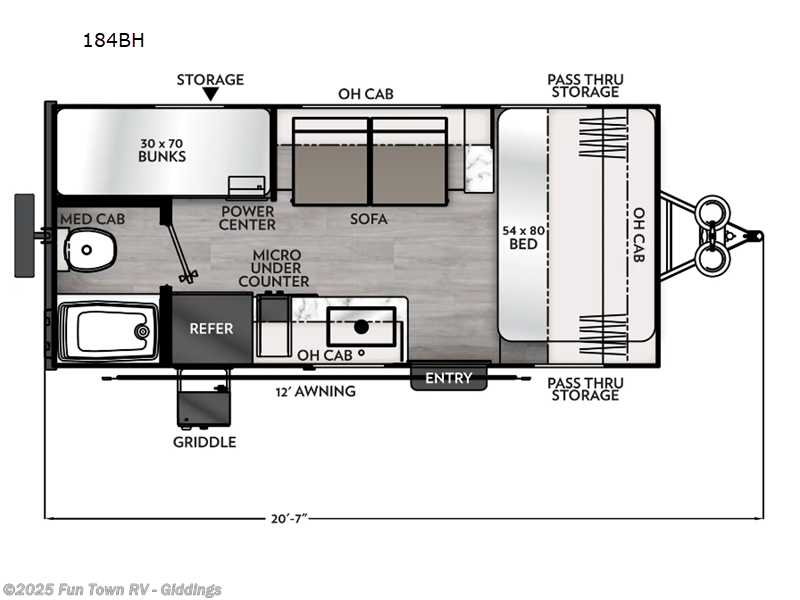 Call now about this 2025 Coachmen Apex Nano 184BH! 2025 Coachmen Apex Nano 184BH - New Travel Trailer For Sale by Fun Town RV - Giddings in Giddings, Texas