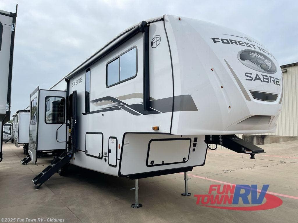 Email now about this 2025 Forest River Sabre 36ML! New 2025 Forest River Sabre 36ML available in Giddings, Texas