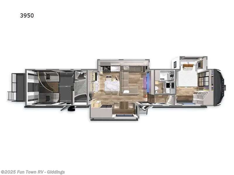 Call now about this 2025 Brinkley RV Model G 3950! 2025 Brinkley RV Model G 3950 - New Toy Hauler For Sale by Fun Town RV - Giddings in Giddings, Texas features Slideout