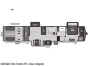 Call now about this 2026 Keystone Fuzion 442! 2026 Keystone Fuzion 442 - New Toy Hauler For Sale by Fun Town RV - San Angelo in San Angelo, Texas features Slideout