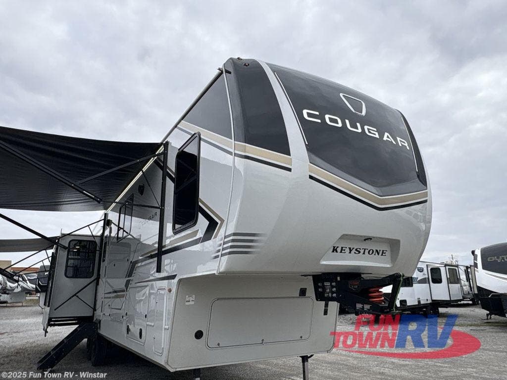Contact us now about this 2026 Keystone Cougar 360MBI! 2026 Cougar 360MBI by Keystone from Fun Town RV - Winstar in Thackerville, Oklahoma
