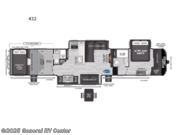 Call now about this 2025 Keystone Fuzion 432! 2025 Keystone Fuzion 432 - New Toy Hauler For Sale by General RV Center in Clarkston, Michigan features Slideout