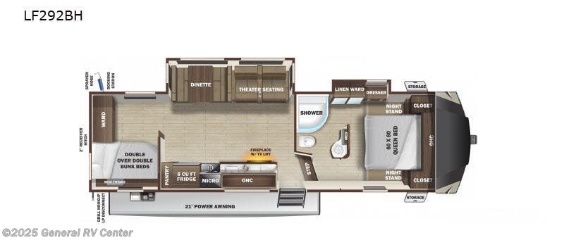 Call now about this 2021 Highland Ridge Open Range 292BH-2S! 2021 Highland Ridge Open Range 292BH-2S - Used Travel Trailer For Sale by General RV Center in Clarkston, Michigan