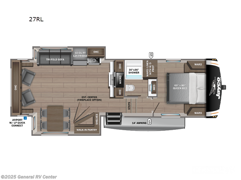 Call now about this 2023 Jayco Eagle 27RL-2S! 2023 Jayco Eagle 27RL-2S - Used Fifth Wheel For Sale by General RV Center in Clarkston, Michigan