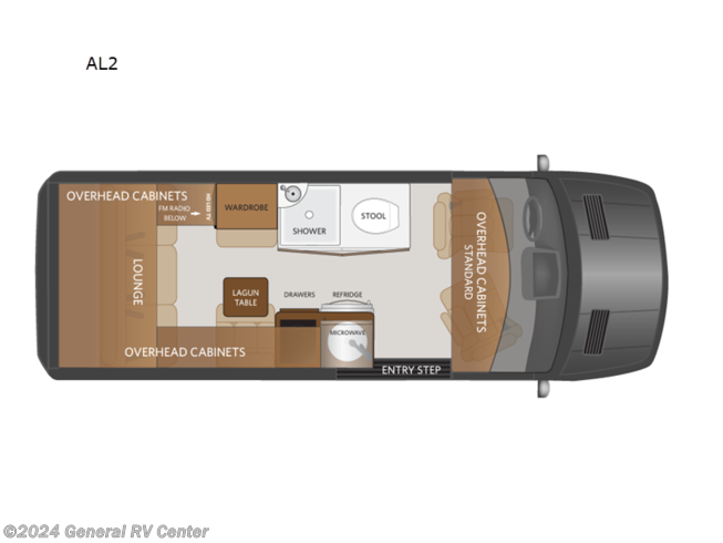2024 Fleetwood Xcursion AL2 - New Class B For Sale by General RV Center in Ocala, Florida