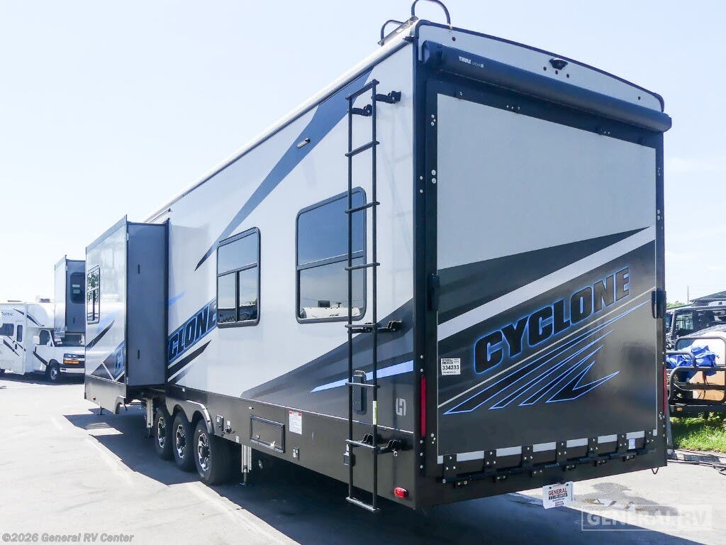 Contact us now about this 2023 Heartland Cyclone 4014C-3S! 2023 Cyclone 4014C-3S by Heartland from General RV Center in Ocala, Florida